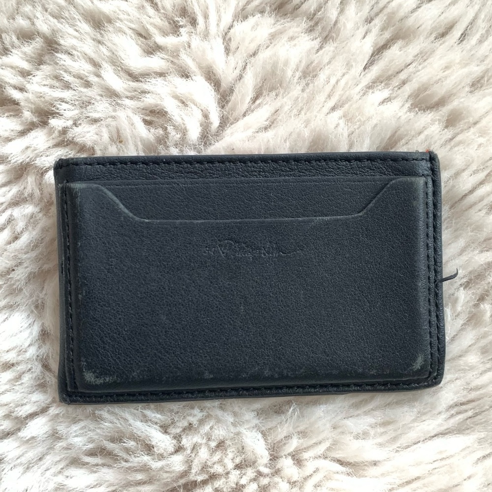 3.1 Phillip Lim Card Case black smooth leather